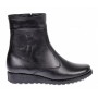 Ghete dama orto negre din piele naturala imblanite G964N
